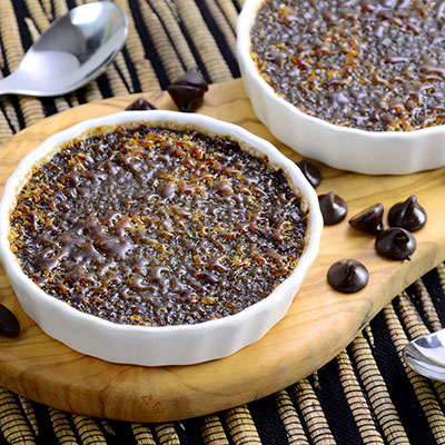 Zojirushi Recipe – <i>Crème Brûlée au Chocolat</i> (Chocolate Creme Brulée)