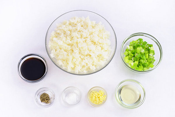 
            	Garlic Rice  Ingredients
      	