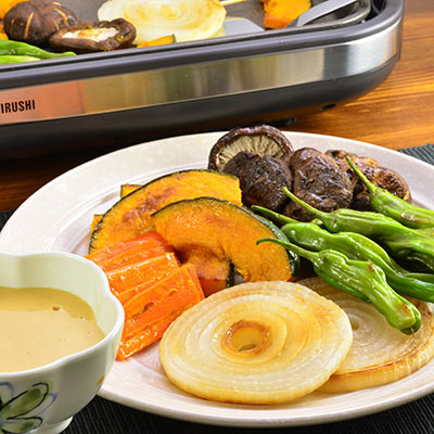 Zojirushi Recipe – Grilled Vegetables with <i>Miso</i> Mayonnaise Dip