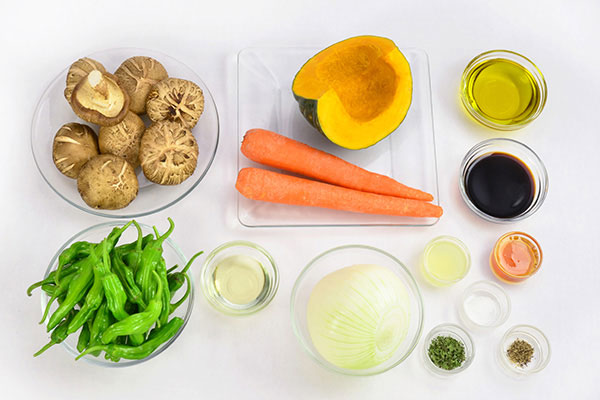 
            	Grilled Vegetables with Balsamic Vinegar Sauce  Ingredients
      	