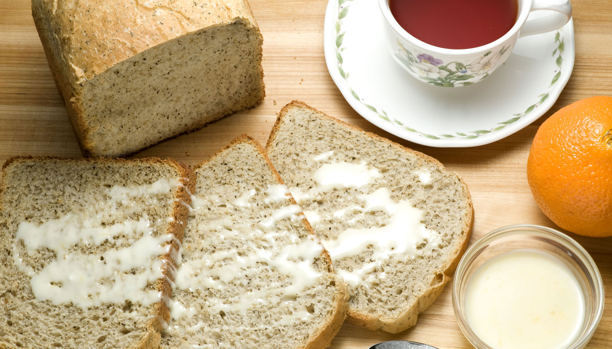 Zojirushi Recipe – Orange Peel Tea Bread