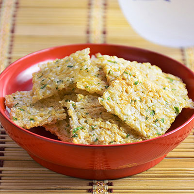 Zojirushi Recipe – Cheese <i>Senbei</i> (Rice Crackers)