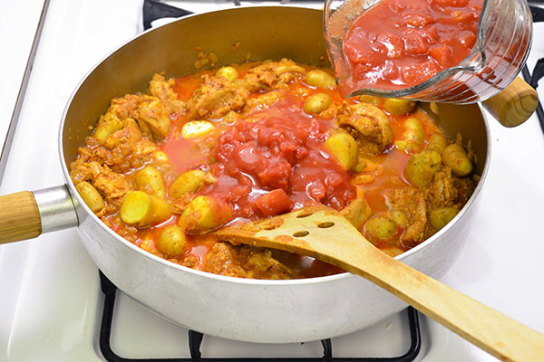 
              Chicken <i>Vindaloo</i> (Indian Chicken Curry) Step 7
      	