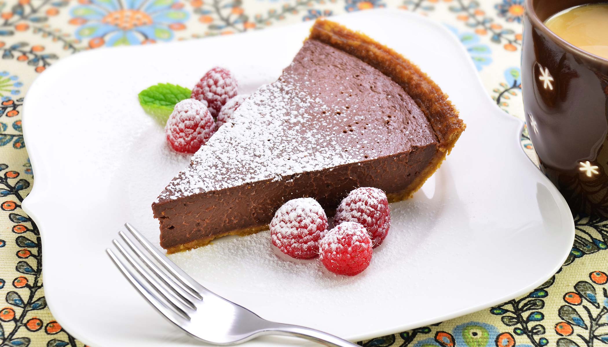 Zojirushi Recipe – Chocolate Raspberry Tofu Pie