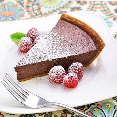 Zojirushi Recipe – Chocolate Raspberry Tofu Pie