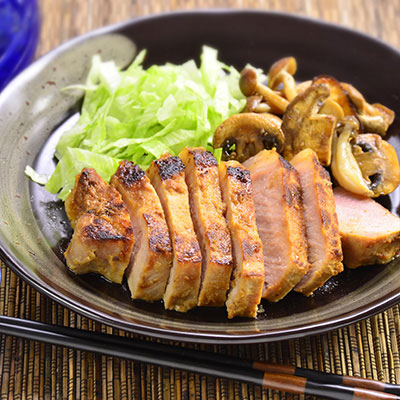 Zojirushi Recipe – <i>Miso</i> Garlic Pork & Mushroom Stir-Fry