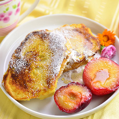 Zojirushi Recipe – Yogurt French Toast with Fruit