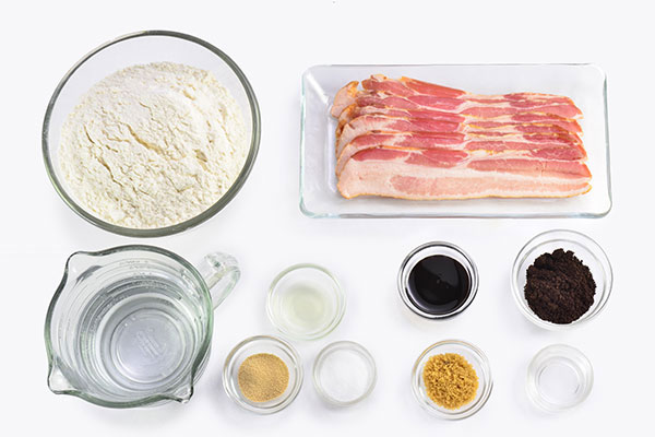 Bacon <i>Pain d'Epi</i> with Coffee Spread  Ingredients
