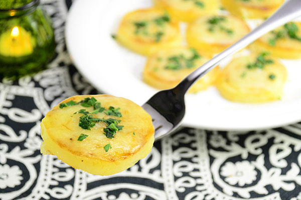 
              Cheesy Grilled Potato Step 6
      	