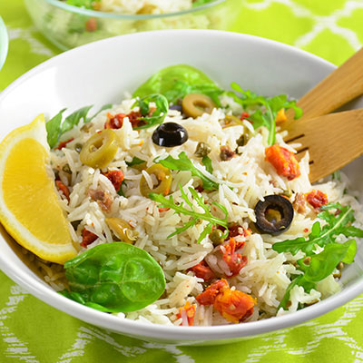 Zojirushi Recipe – Puttanesca Rice Salad