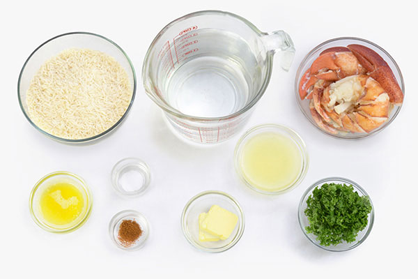 
            	Buttered Lobster Rice  Ingredients
      	