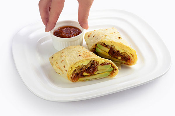 
              <i>Buenos Días</i> Burrito Step 9
      	