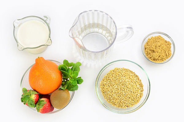 
            	Creamy Oatmeal <i>Brûlée</i>  Ingredients
      	