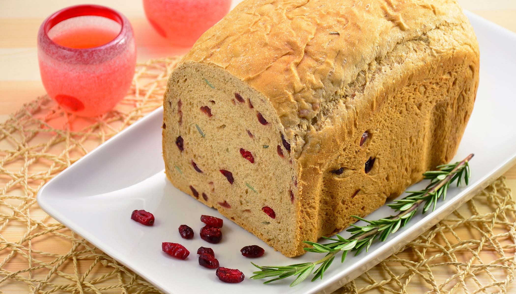 Zojirushi Recipe – Rosemary Cranberry Whole Wheat Bread