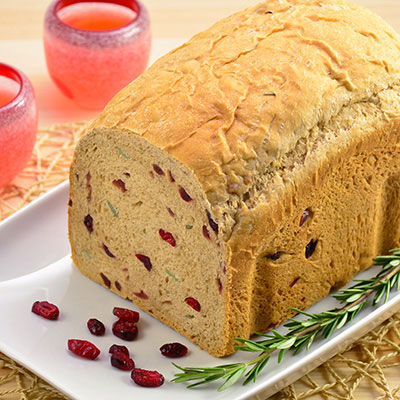 Zojirushi Recipe – Rosemary Cranberry Whole Wheat Bread