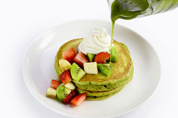 
              Thick Style <i>Matcha</i> Hotcakes Step 10
      	