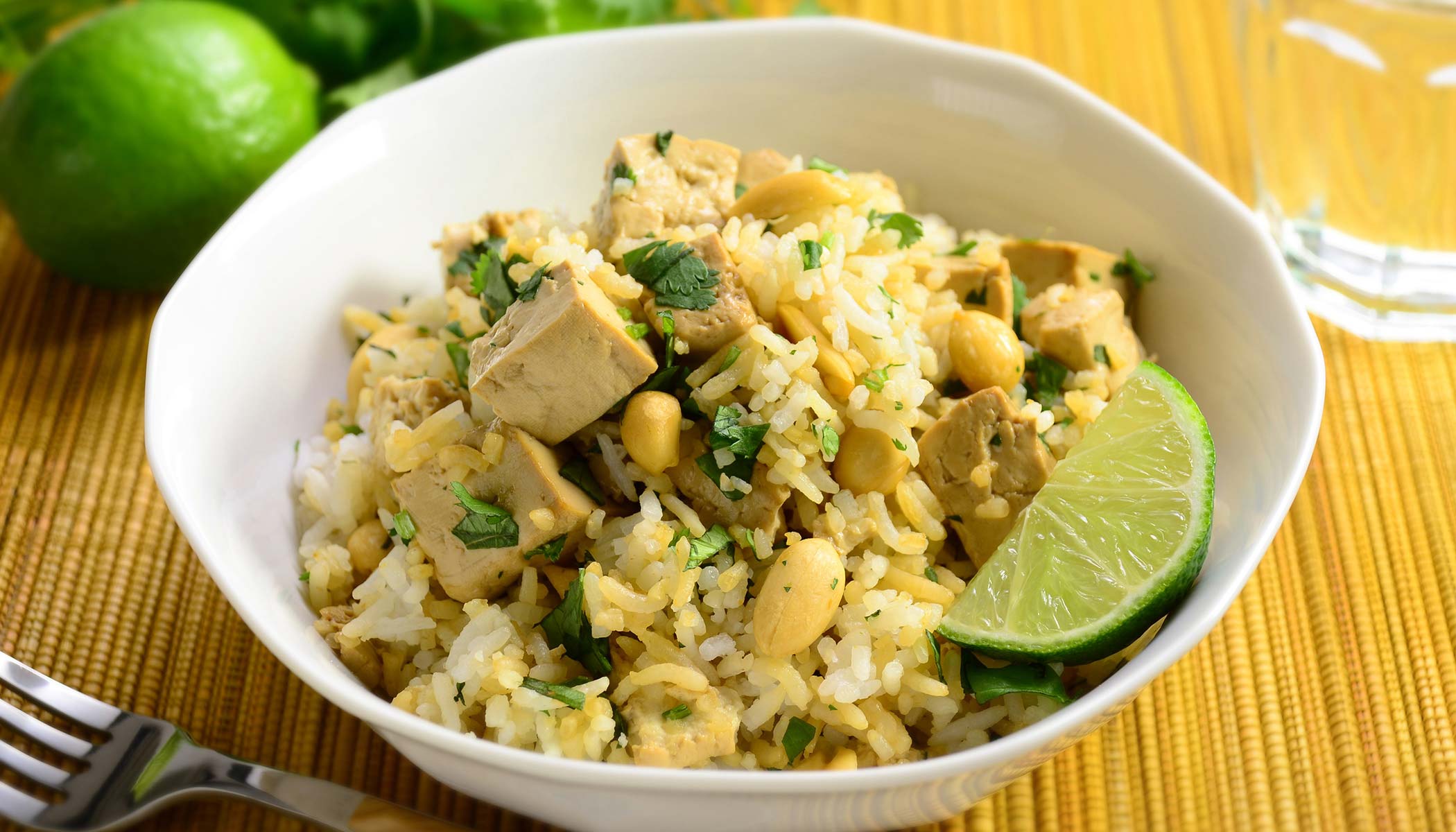 Zojirushi Recipe – Tofu Jasmine Fragrant Rice