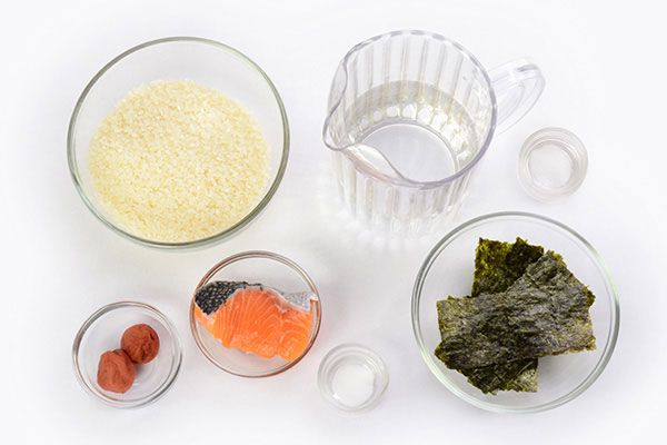 
            	Classically Built <i>Onigiri</i>  Ingredients
      	