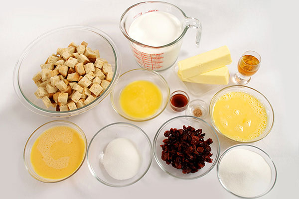 Royal Bread Pudding  Ingredients
