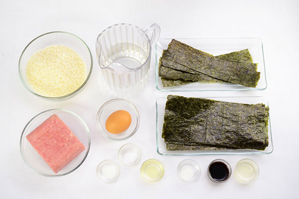 
            	Spam® <i>Musubi</i>  Ingredients
      	