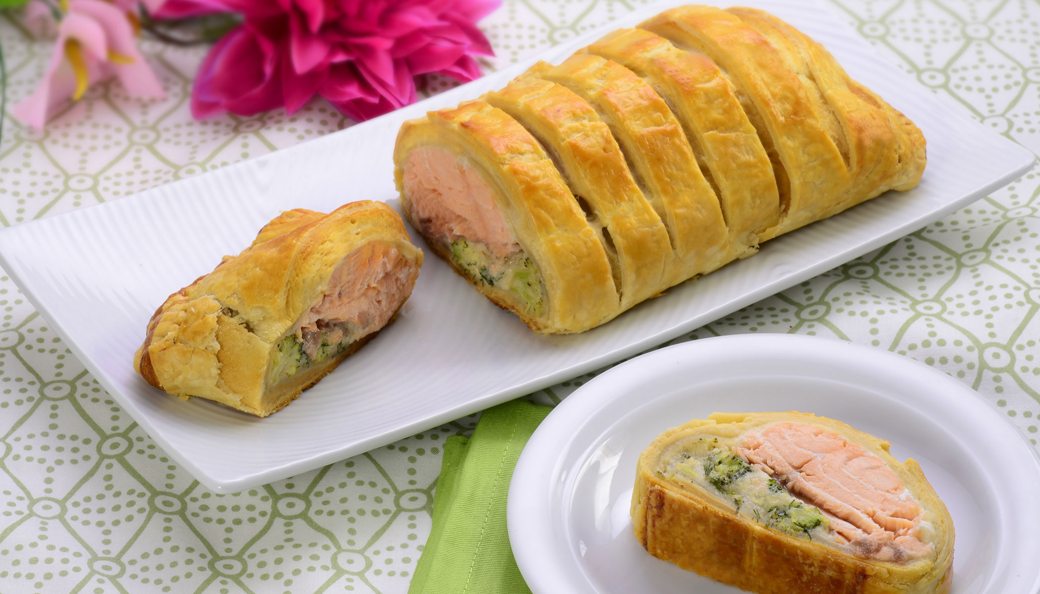 Zojirushi Recipe – Broccoli Salmon Crescent Pocket