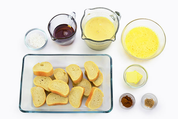 
            	Eggnog Dipped Toast  Ingredients
      	