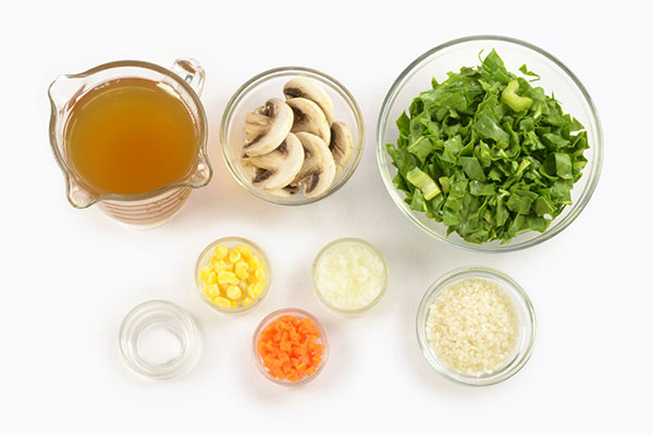 
            	Thick and Hearty Veggie Porridge  Ingredients
      	