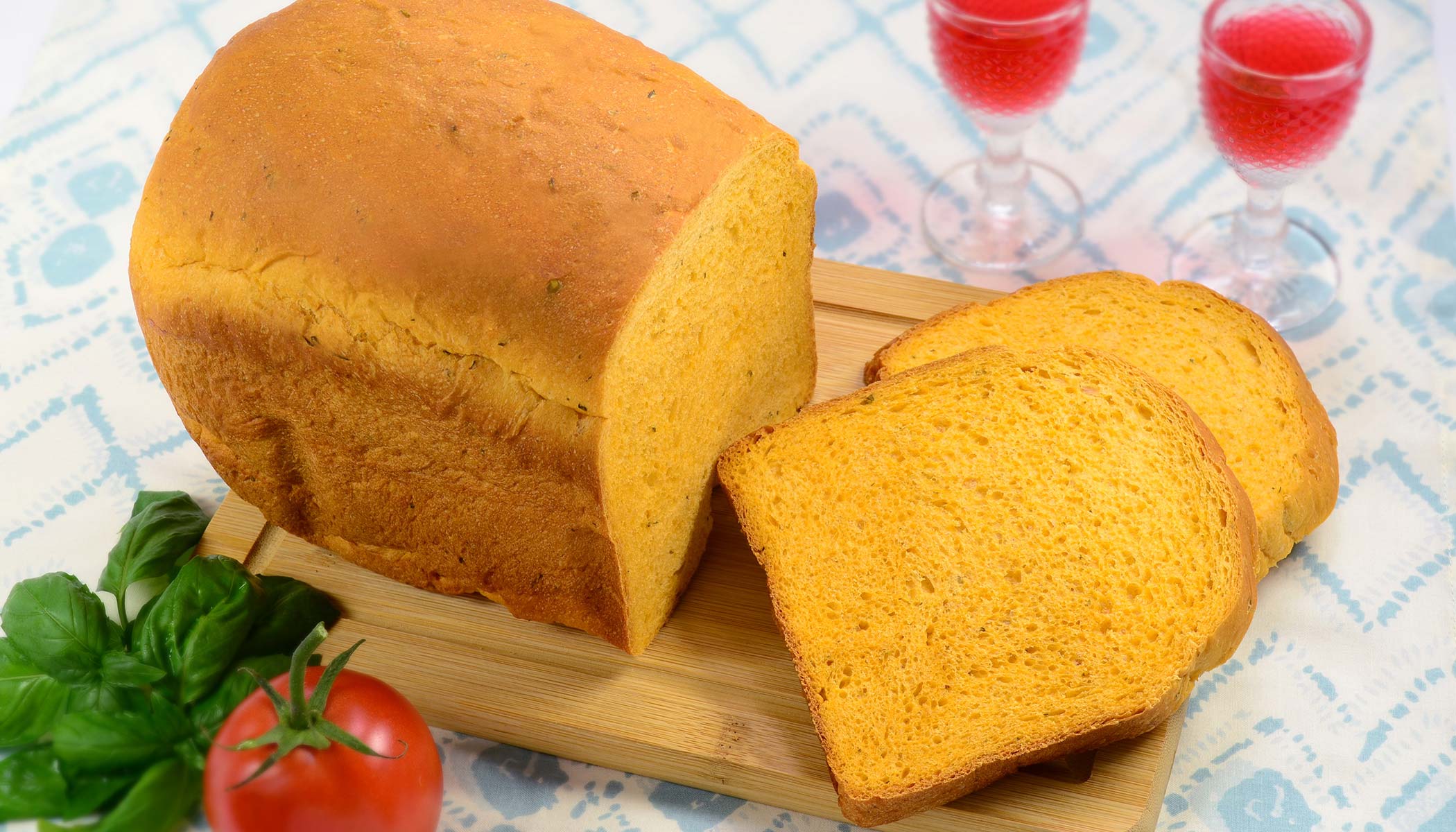 Zojirushi Recipe – Tomato Basil Bread