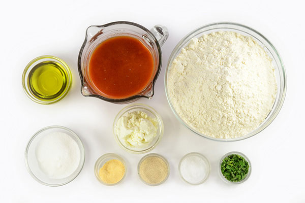 Tomato Basil Bread  Ingredients