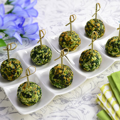 Zojirushi Recipe – Cheesy Spinach Munches