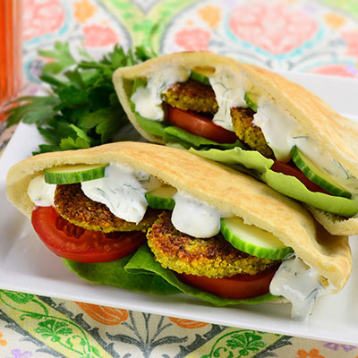 Zojirushi Recipe – Falafel Fan Pita