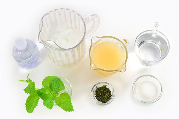 
            	Iced Green Tea Mocktail  Ingredients
      	