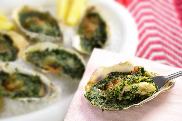 
              Oysters Rockefeller Step 6
      	