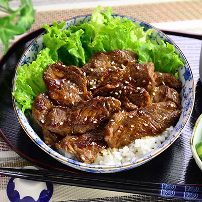 Zojirushi Recipe – <i>Yakiniku-Donburi</i> (Grilled Beef Bowl)