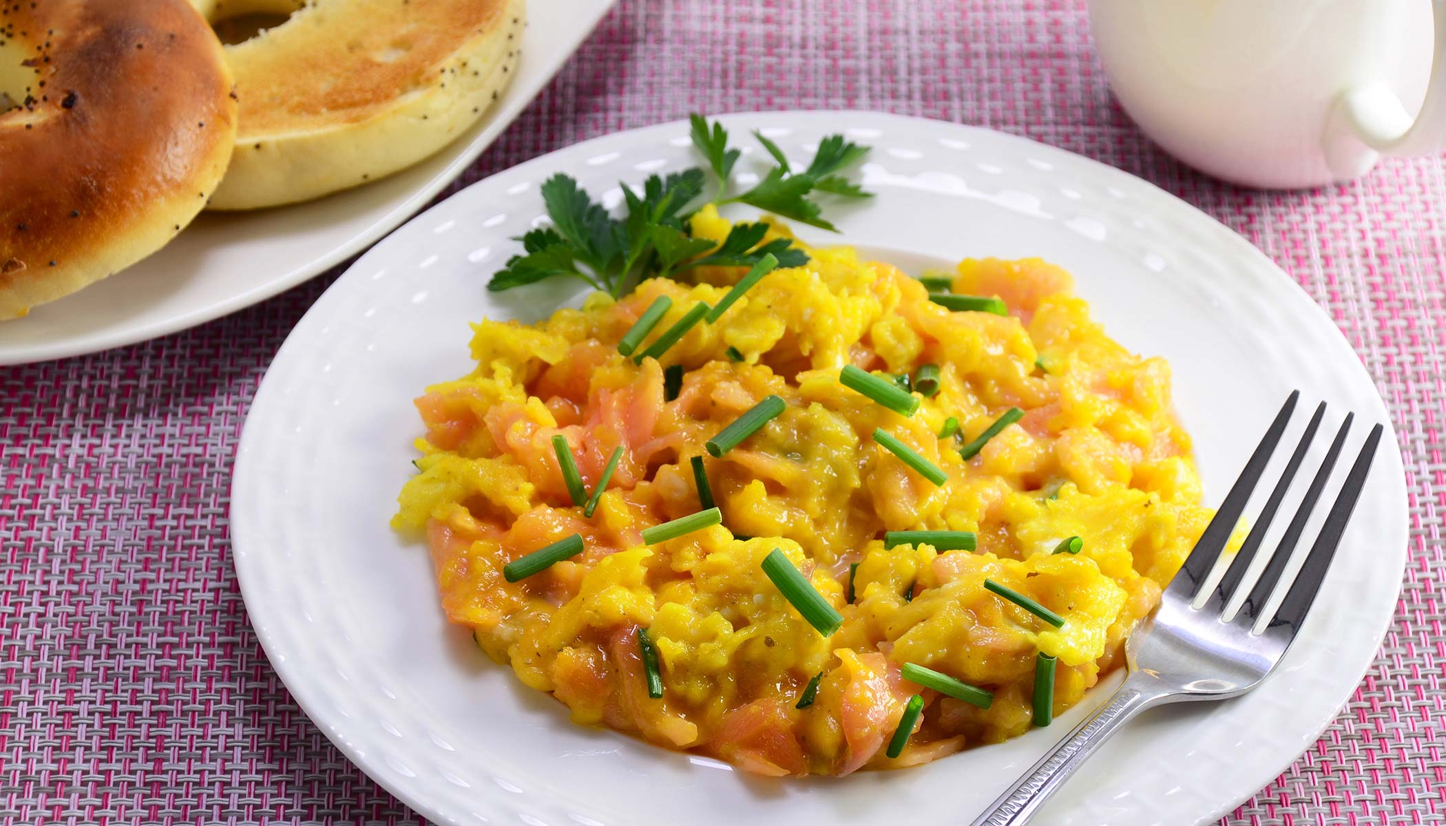 Zojirushi Recipe – Eggs and Lox Scramble