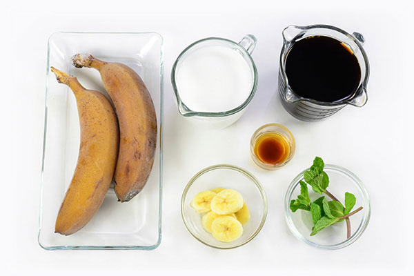 
            	Banana Coffee Smoothie  Ingredients
      	