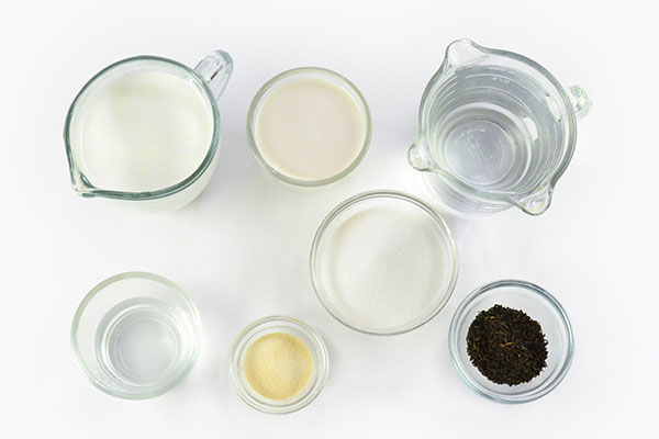 
            	Black Tea Panna Cotta  Ingredients
      	