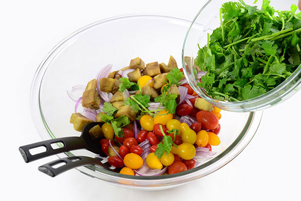 
              Thai Oatmeal Salad with Eggplant Step 5
      	