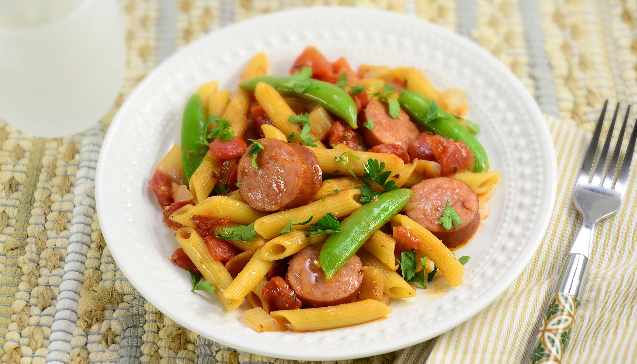 Zojirushi Recipe – One Pot Tomato Sausage Penne