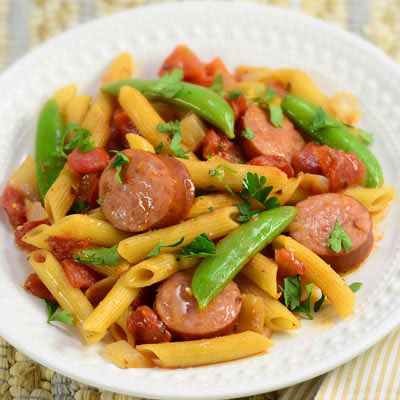 Zojirushi Recipe – One Pot Tomato Sausage Penne