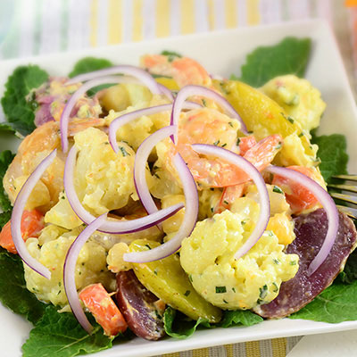 Zojirushi Recipe – Warm Seafood and Veggie Salad