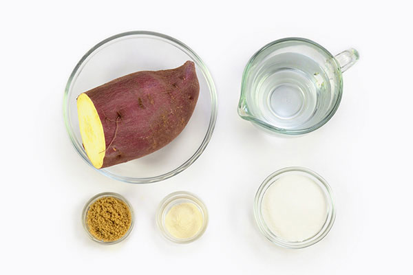 
            	<i>Imo Yokan</i> (Sweet Potato Dessert)  Ingredients
      	