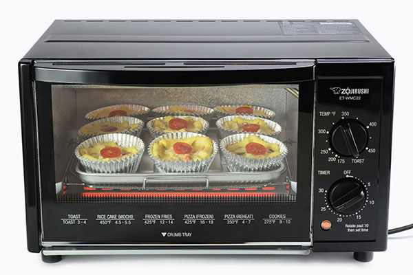 
              Mini Toaster Oven Quiche Step 5
      	