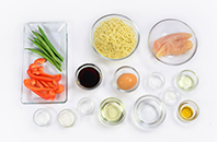 
            	<i>Hiyashi Chuka</i> (Chilled Japanese Ramen)  Ingredients
      	