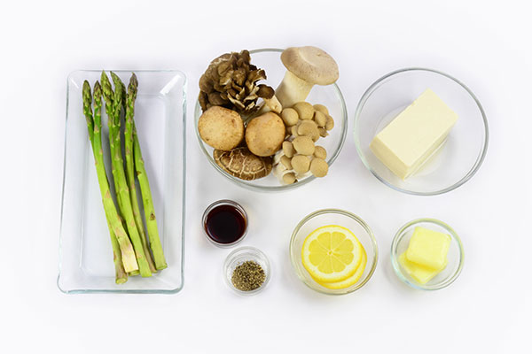 
            	Mushroom and Tofu Foil Packs  Ingredients
      	