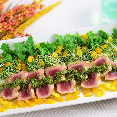 Zojirushi Recipe – Seared Tuna with Herb Dressing