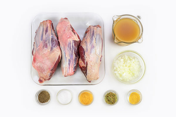 
            	Roasted Lamb Shanks  Ingredients
      	