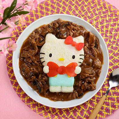 Zojirushi Recipe – Hello Kitty <i>Hayashi</i> Rice (Hashed Beef with Rice)