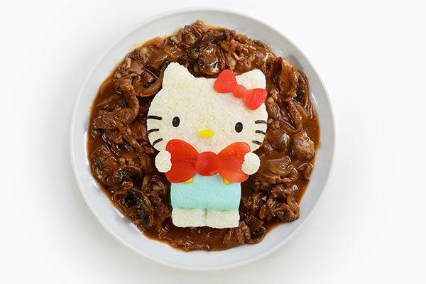 
              Hello Kitty <i>Hayashi</i> Rice (Hashed Beef with Rice) Step 16
      	