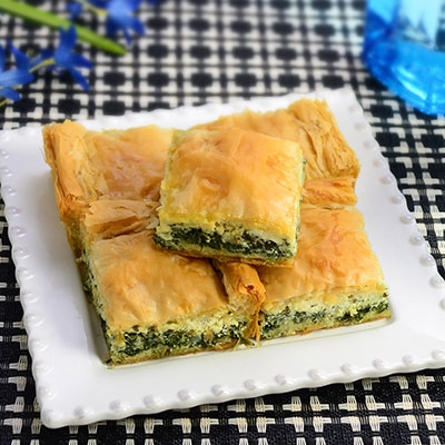 Zojirushi Recipe – <i>Spanakopita</i> (Spinach and Cheese Pie)